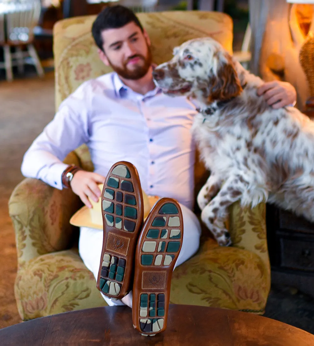 Martin Dingman Alligator Grain Loafers with Gunmetal Bit