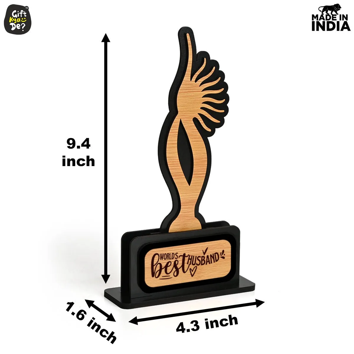 Memento Awards and Trophy for All, Easy Print & Sticker Paste Your Matter, Eco Friendly Gifts