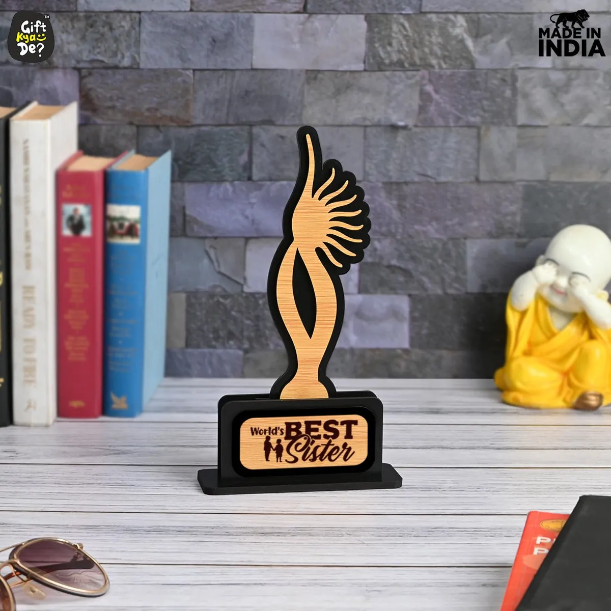 Memento Awards and Trophy for All, Easy Print & Sticker Paste Your Matter, Eco Friendly Gifts
