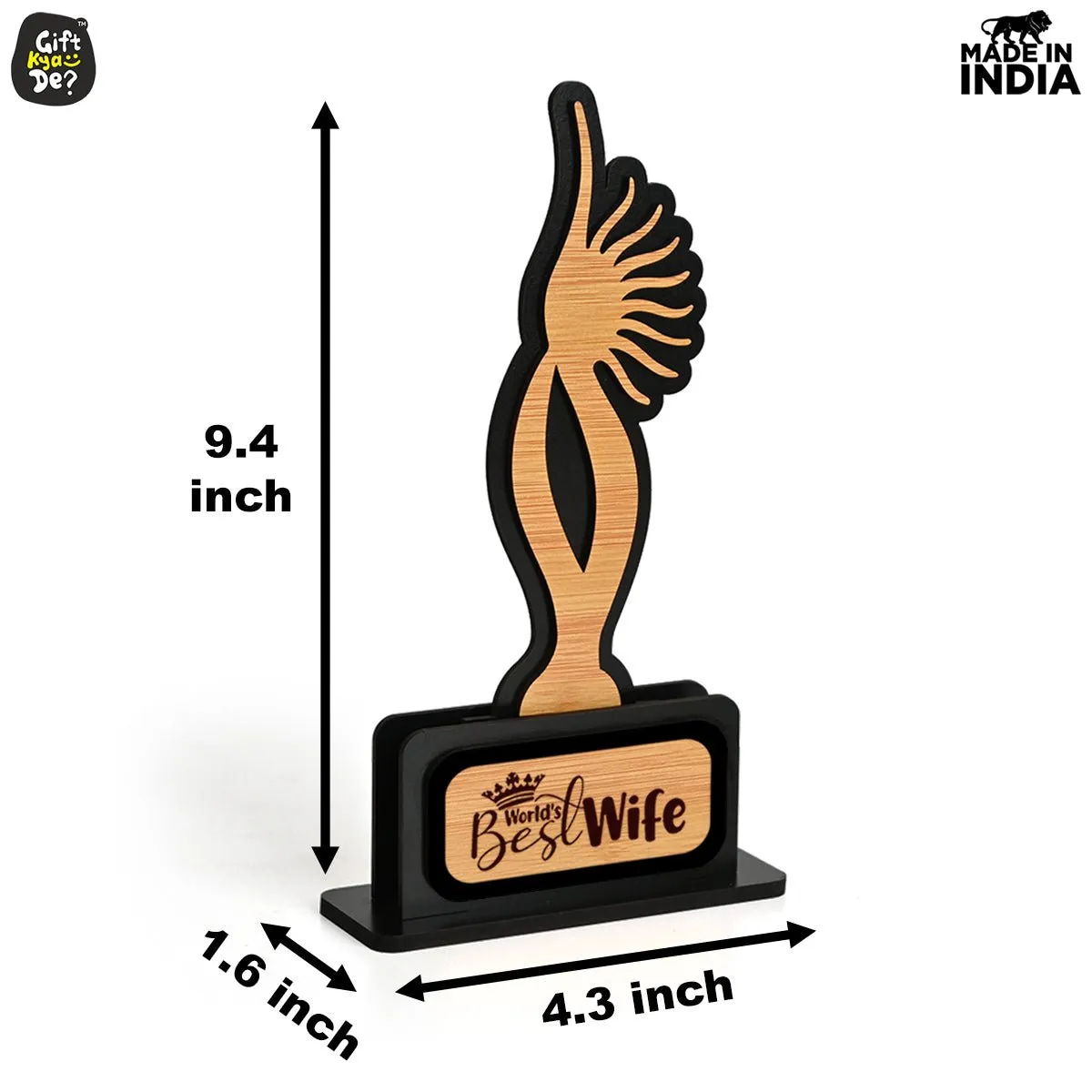 Memento Awards and Trophy for All, Easy Print & Sticker Paste Your Matter, Eco Friendly Gifts