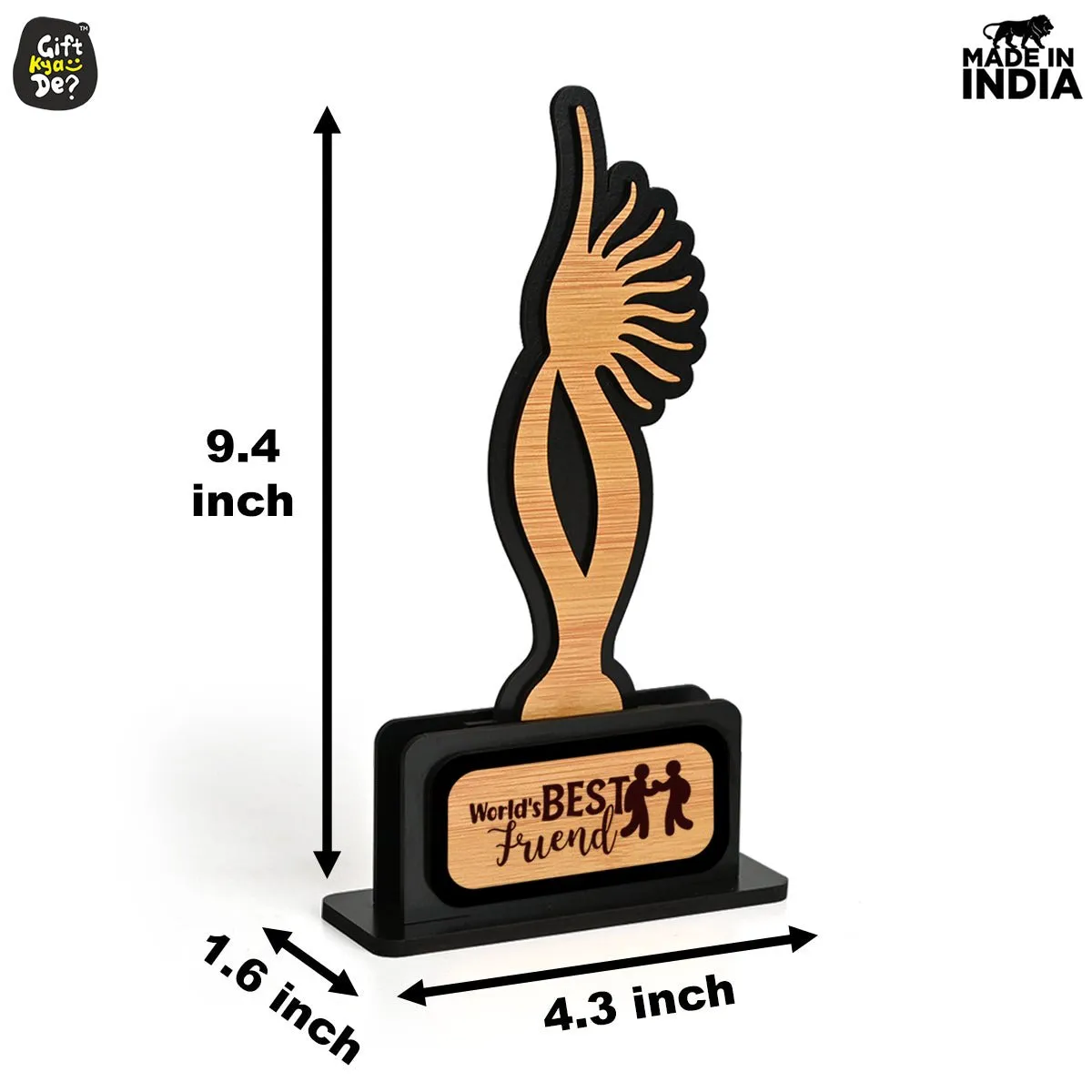 Memento Awards and Trophy for All, Easy Print & Sticker Paste Your Matter, Eco Friendly Gifts