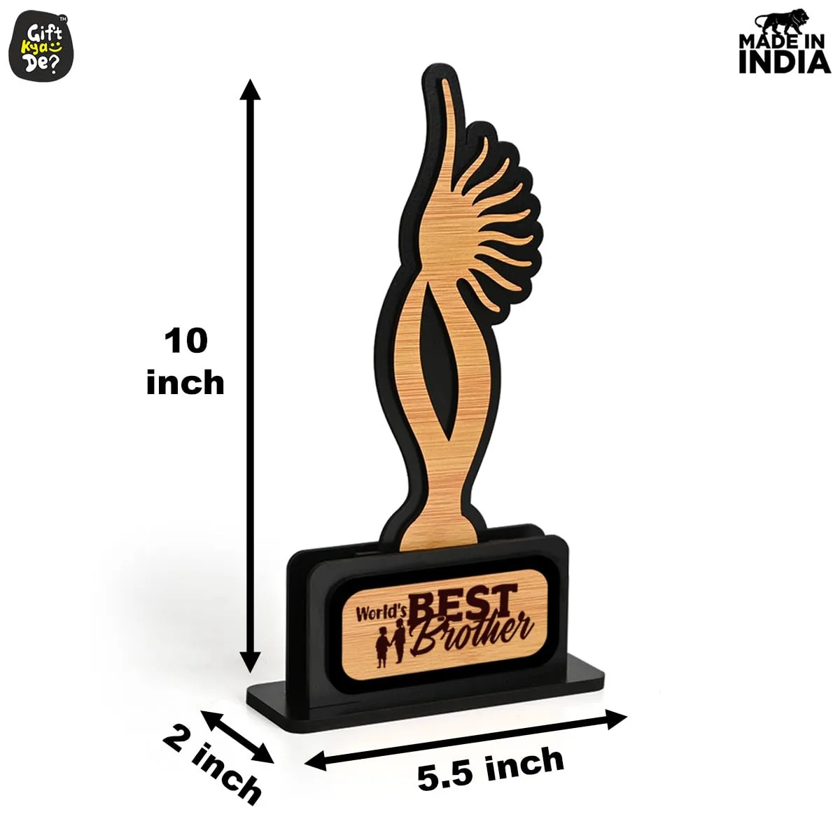 Memento Awards and Trophy for All, Easy Print & Sticker Paste Your Matter, Eco Friendly Gifts