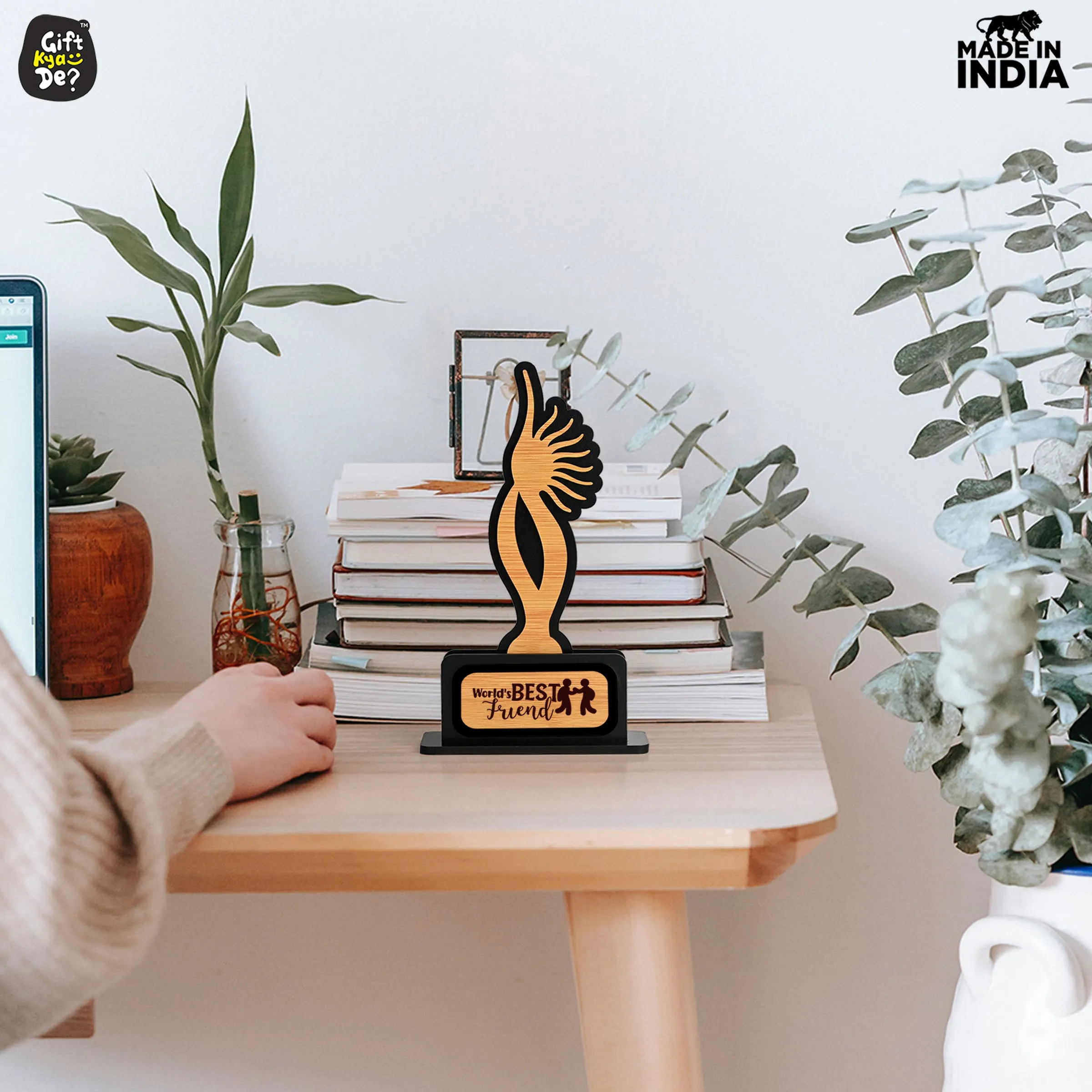 Memento Awards and Trophy for All, Easy Print & Sticker Paste Your Matter, Eco Friendly Gifts