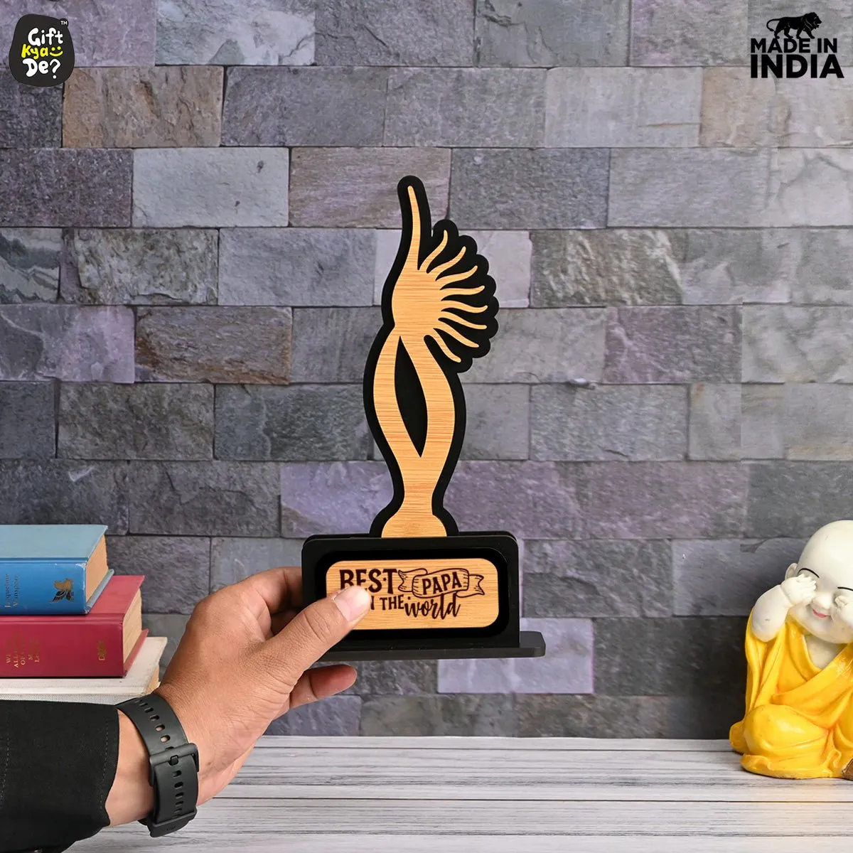 Memento Awards and Trophy for All, Easy Print & Sticker Paste Your Matter, Eco Friendly Gifts