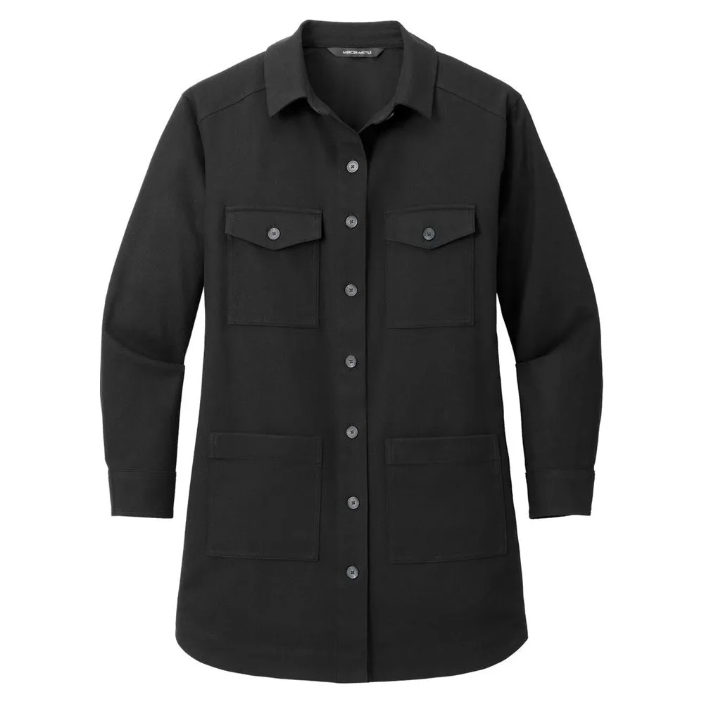 Mercer Mettle™  Women's Long Sleeve Twill Overshirt