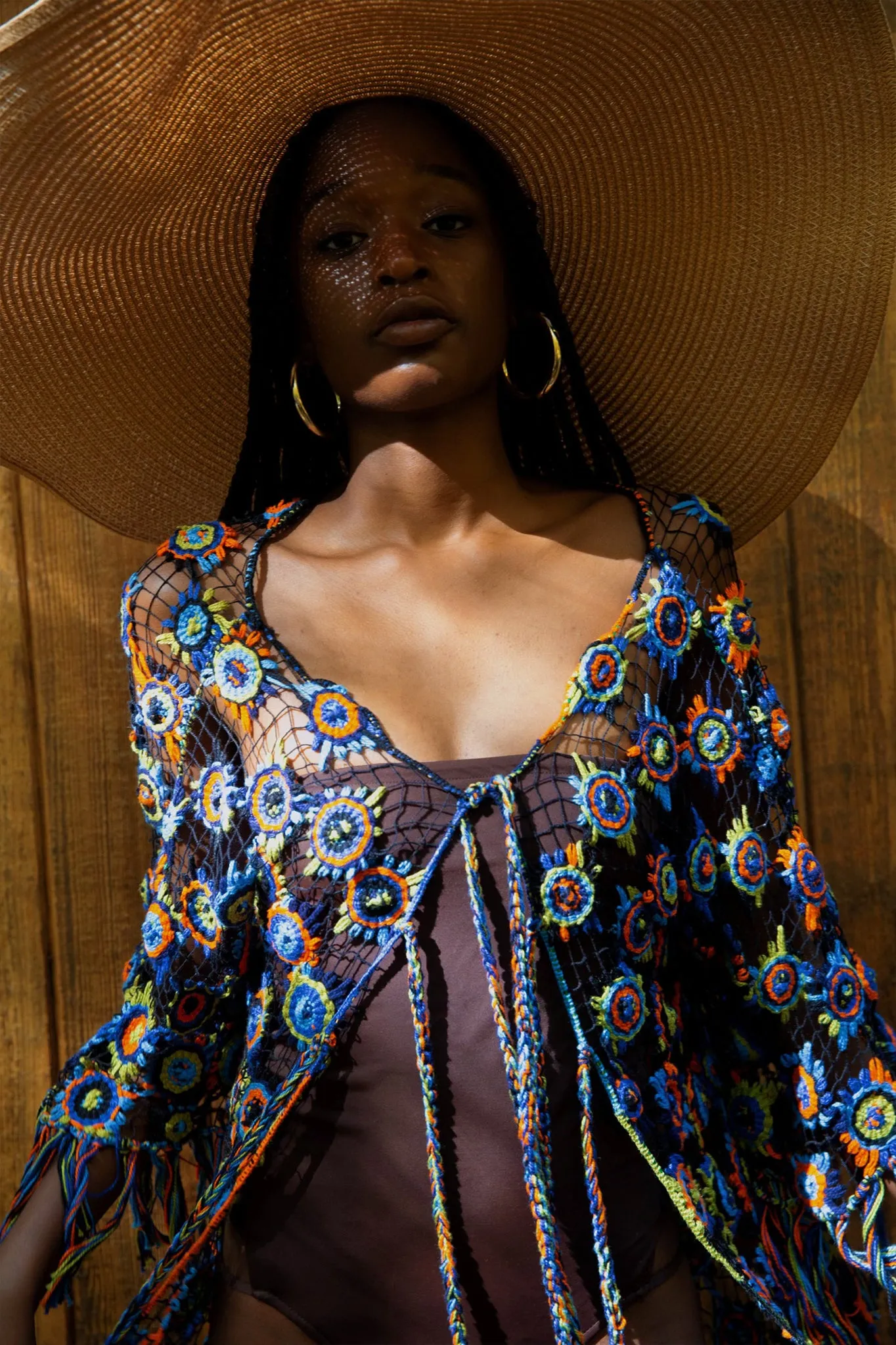 Márcia Handmade Filet Lace Coverup