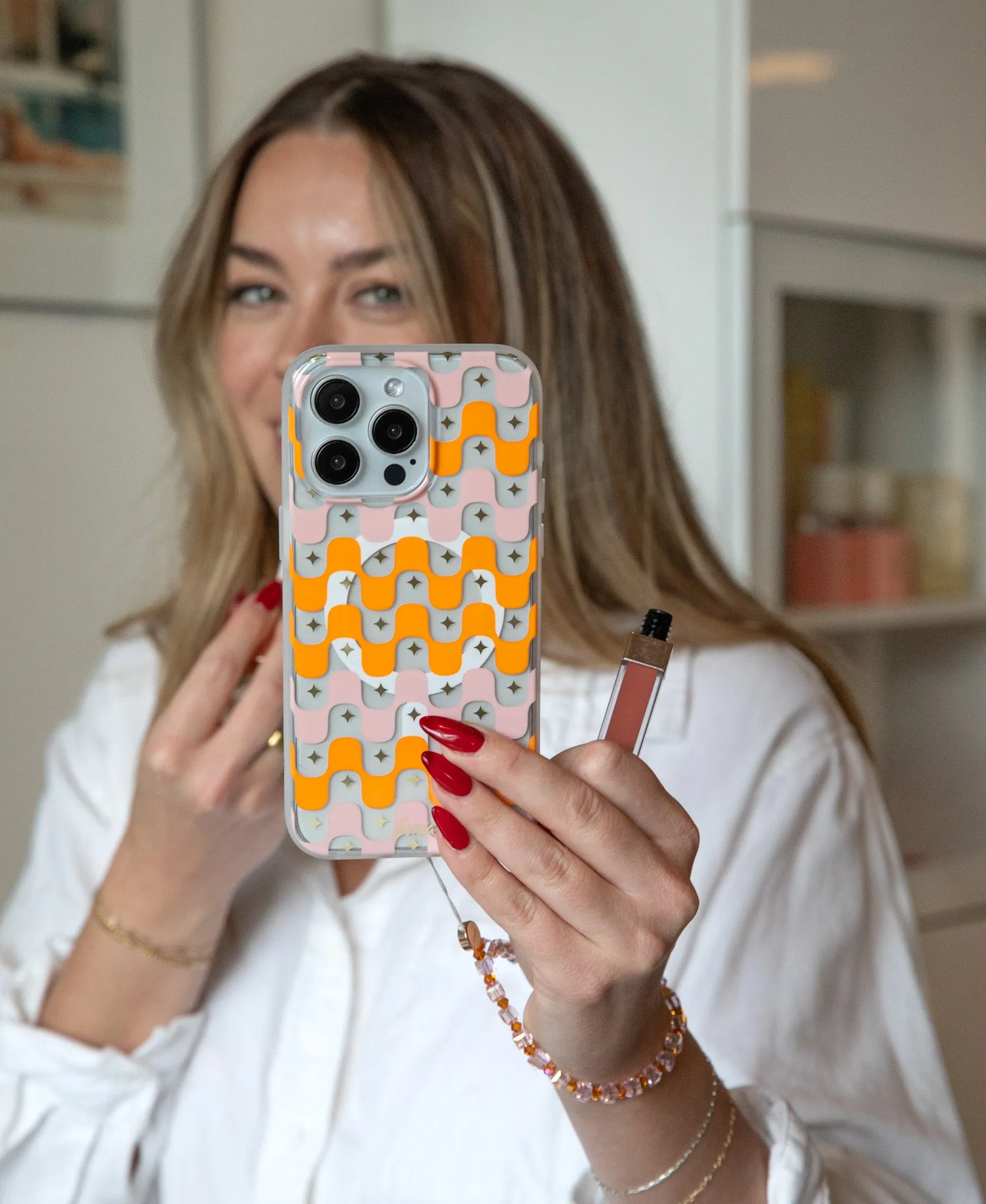 Retro Stripe MagSafe® Compatible iPhone Case