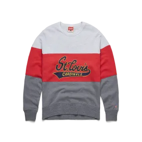 Script St. Louis Cardinals Stripe Crewneck