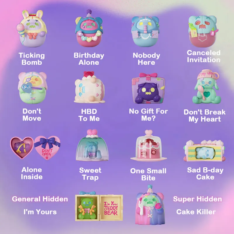 ShinWoo Ghost Bear Birthday Alone Series Blind Box