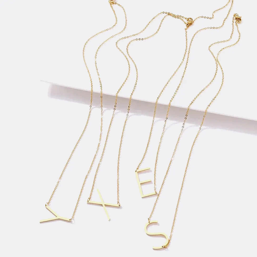 Statement Initial Necklace