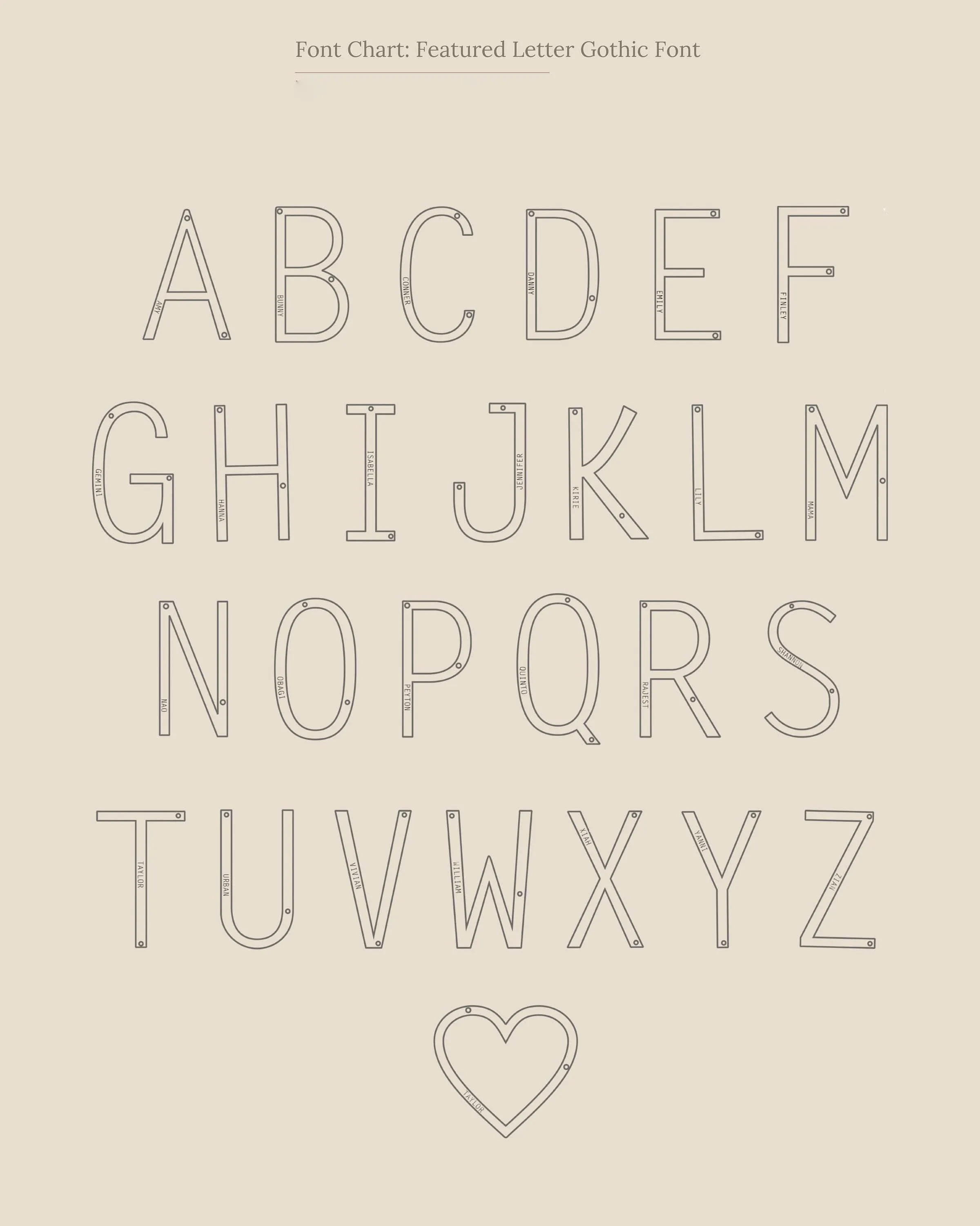 Statement Initial Necklace