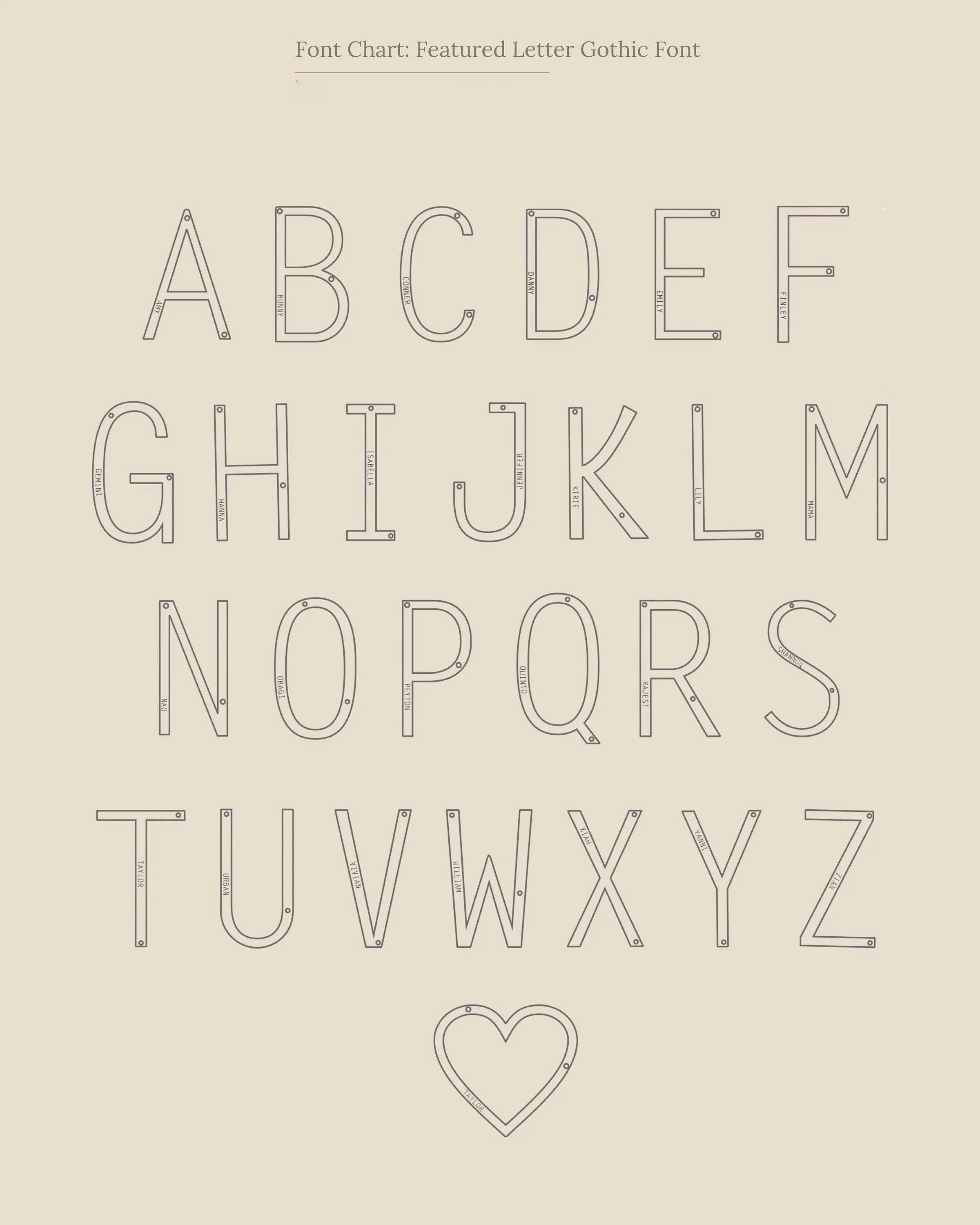 Statement Initial Necklace