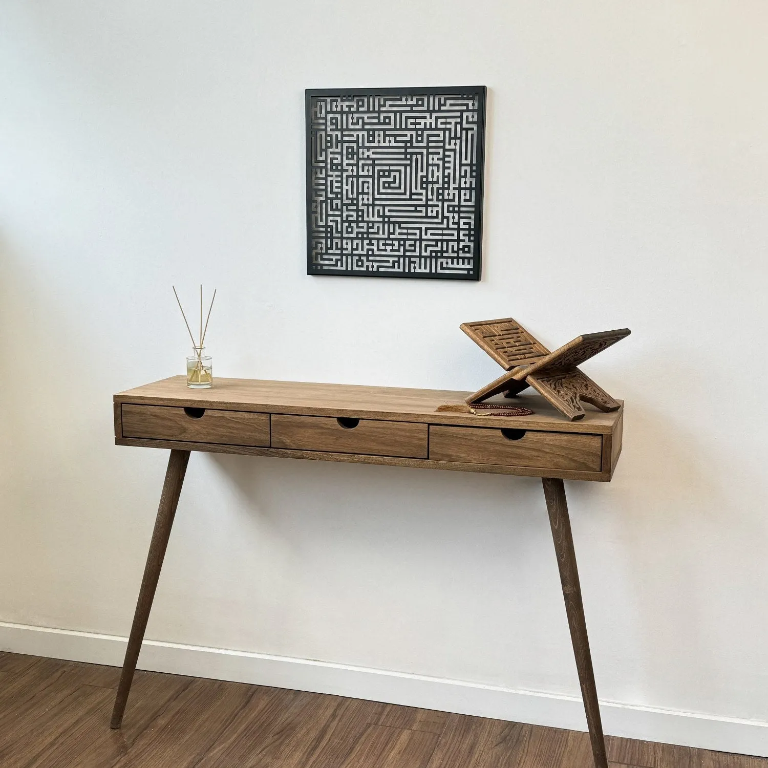 Surah Al Fatihah Kufic Metal Islamic Wall Art - Islamic Home Decoration