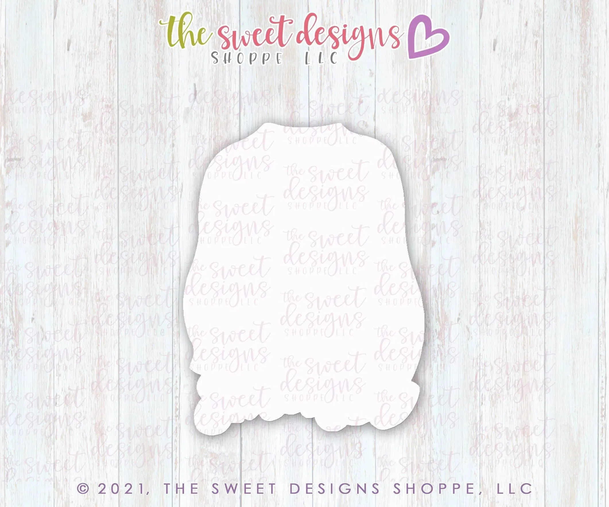 Sweater Cookie Sticker - Cookie Cutter