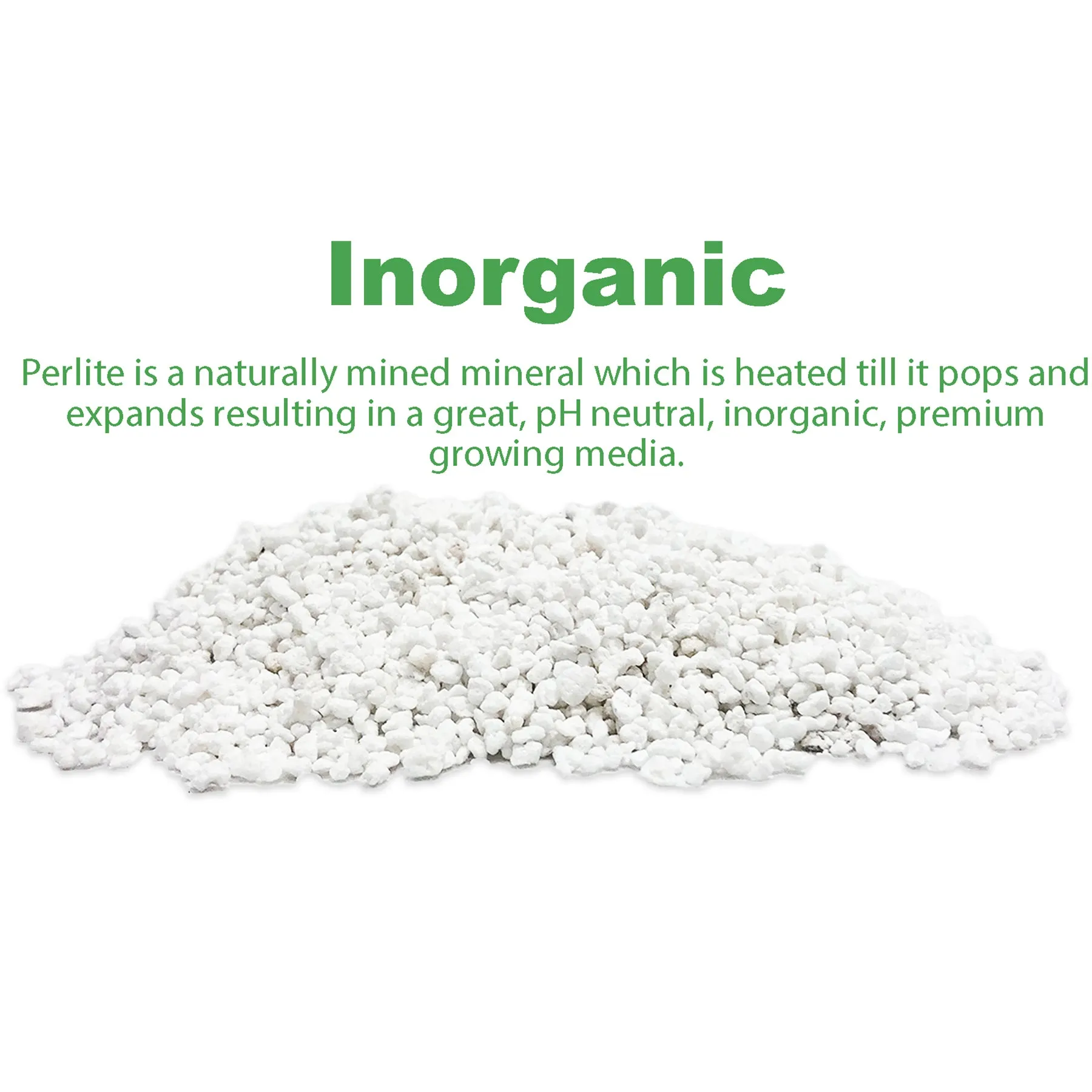 Viagrow 1CF Perlite 1CF Vermiculite 5KG Coco Coir, Makes 128 Quarts / 32 Gal / 4.4CF