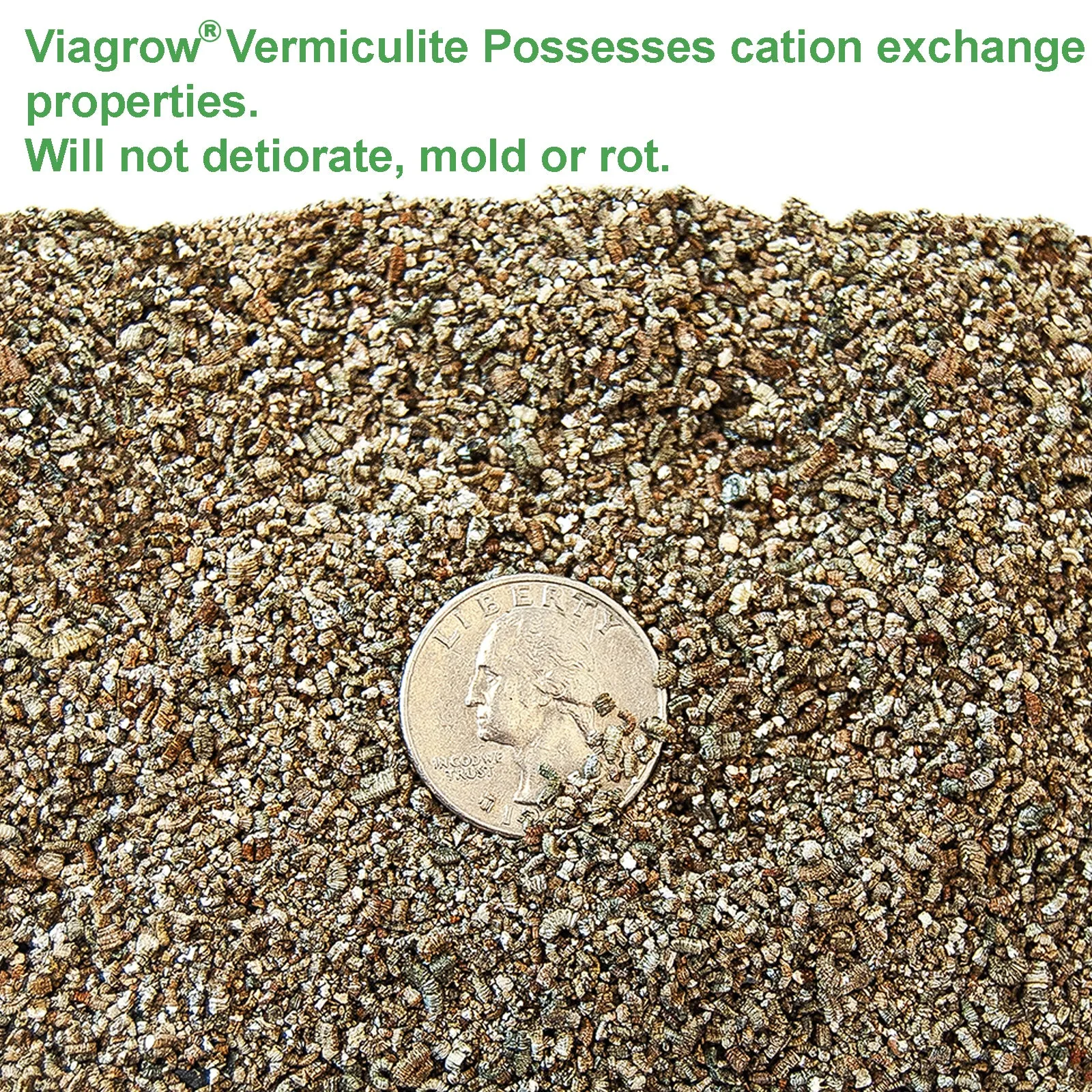 Viagrow 1CF Perlite 1CF Vermiculite 5KG Coco Coir, Makes 128 Quarts / 32 Gal / 4.4CF