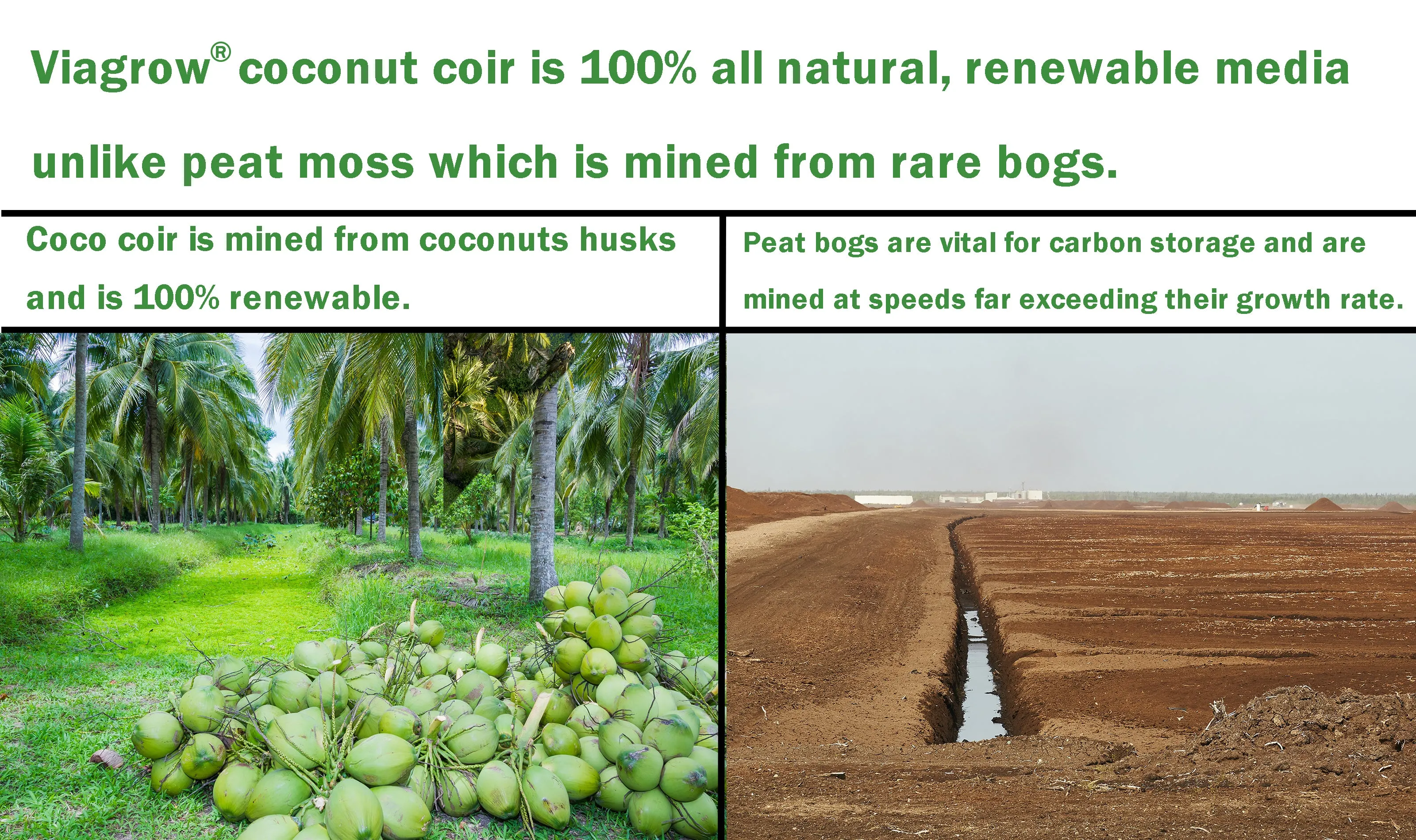 Viagrow 1CF Perlite 1CF Vermiculite 5KG Coco Coir, Makes 128 Quarts / 32 Gal / 4.4CF