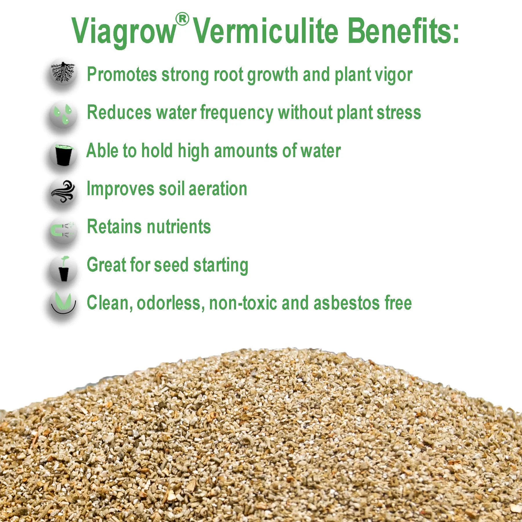 Viagrow 1CU. FT. Horticultural Vermiculite (Wholesale)