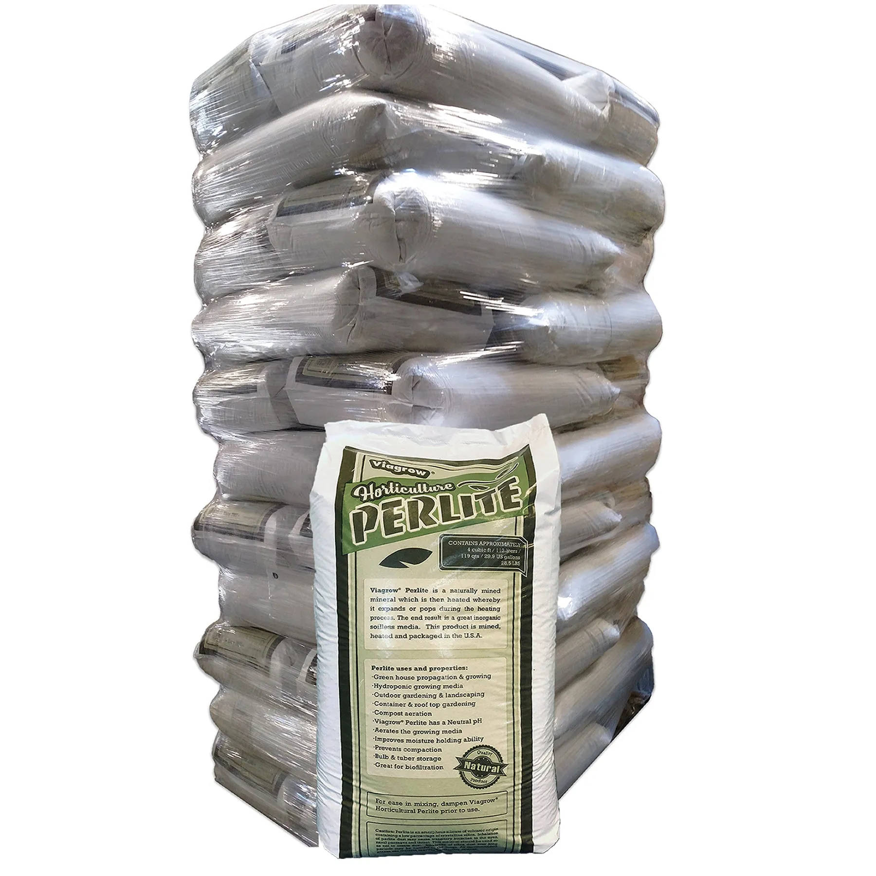Viagrow 4CU. FT. Horticultural Perlite (Pallet of 30)