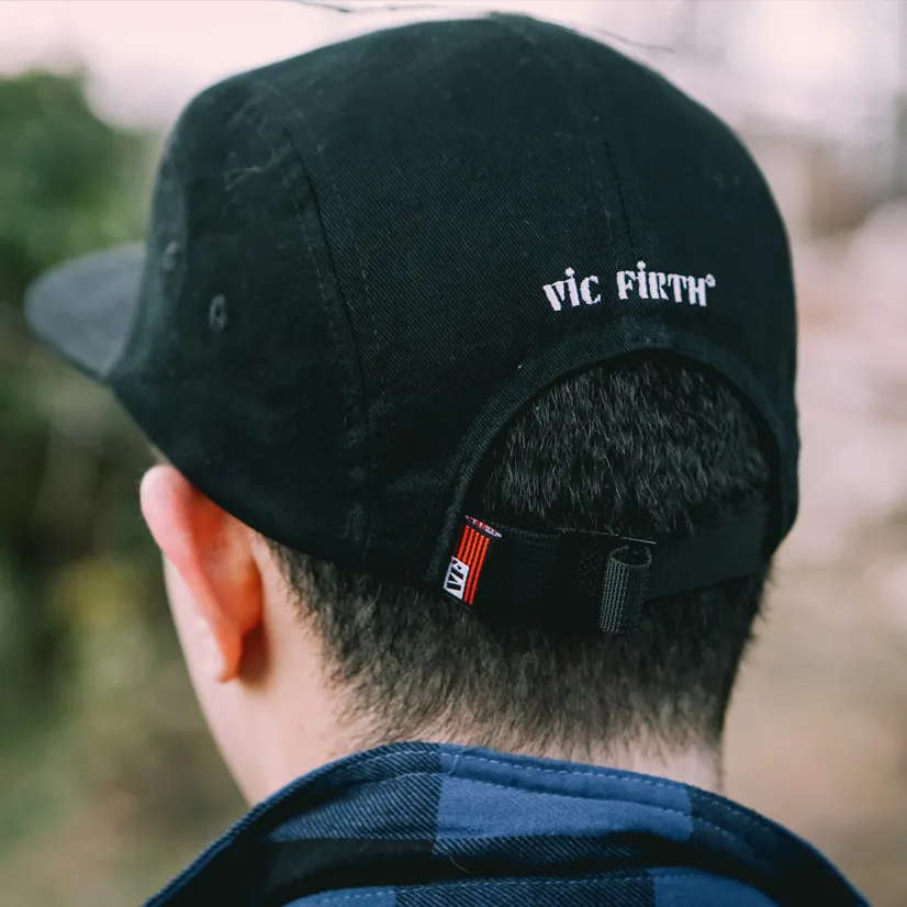 Vic Firth Black 5-Panel Camp Hat