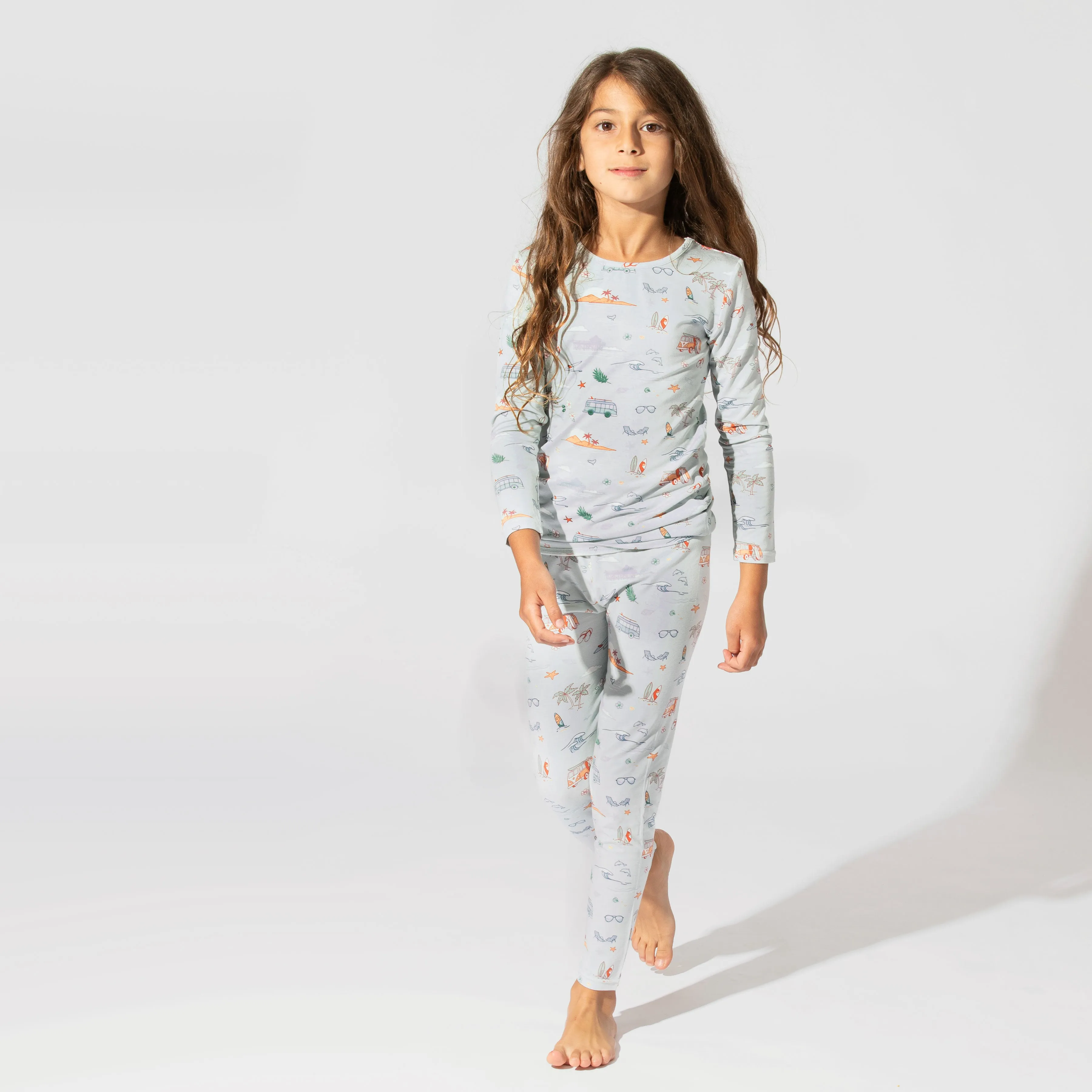 Vintage Surf Kids Bamboo Pajamas