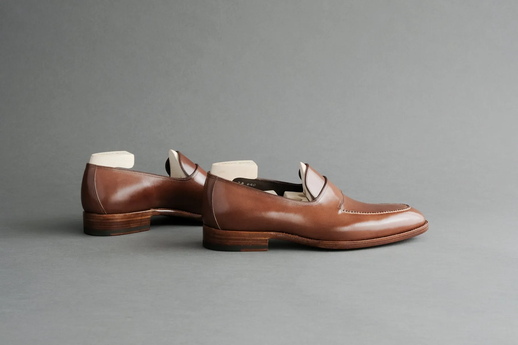 ZeroFourZero.Jasper Classic Slip-ons With Hand Sewn Aprons from Bavarian Calf