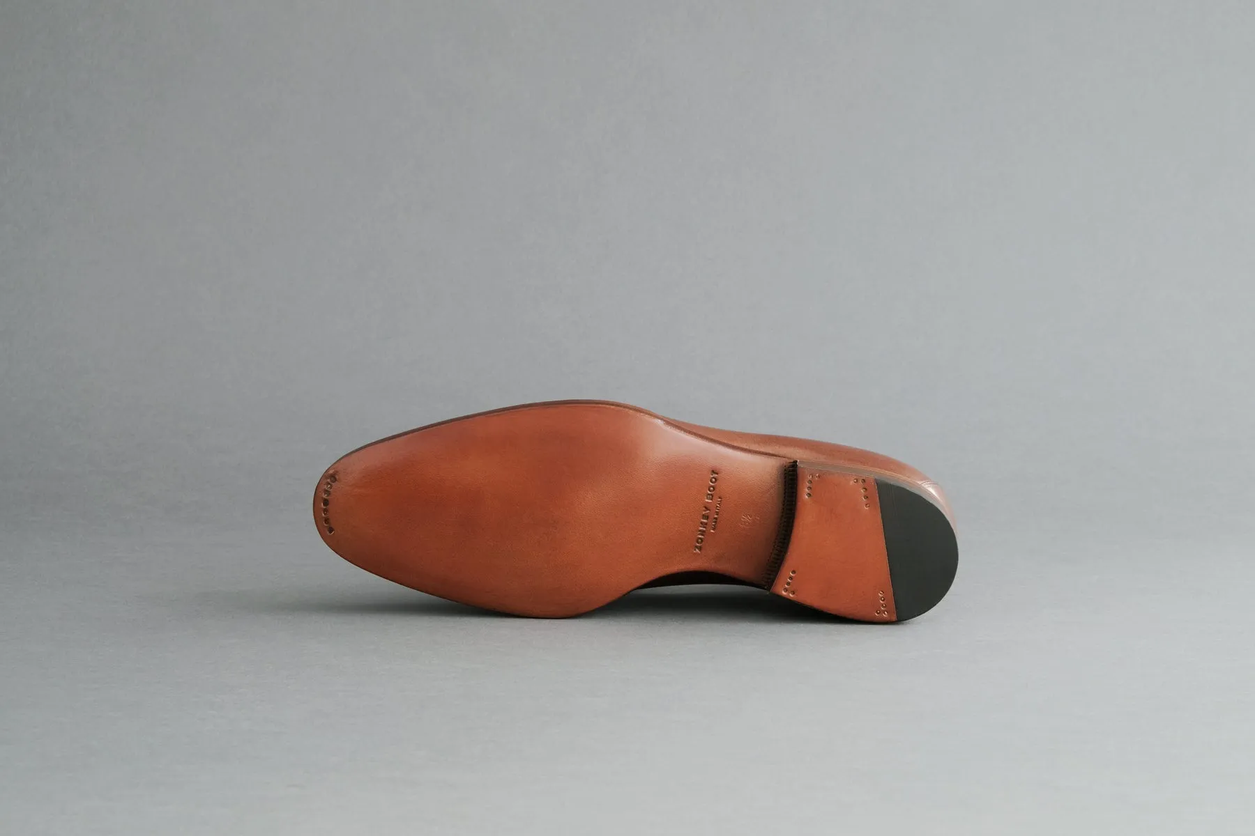 ZeroFourZero.Jasper Classic Slip-ons With Hand Sewn Aprons from Bavarian Calf